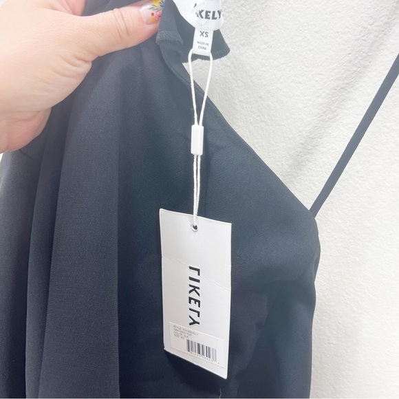 LIKELY Grayson Ruffle Top Black One Shoulder Revolve Size XS NWT - Picture 6 of 6